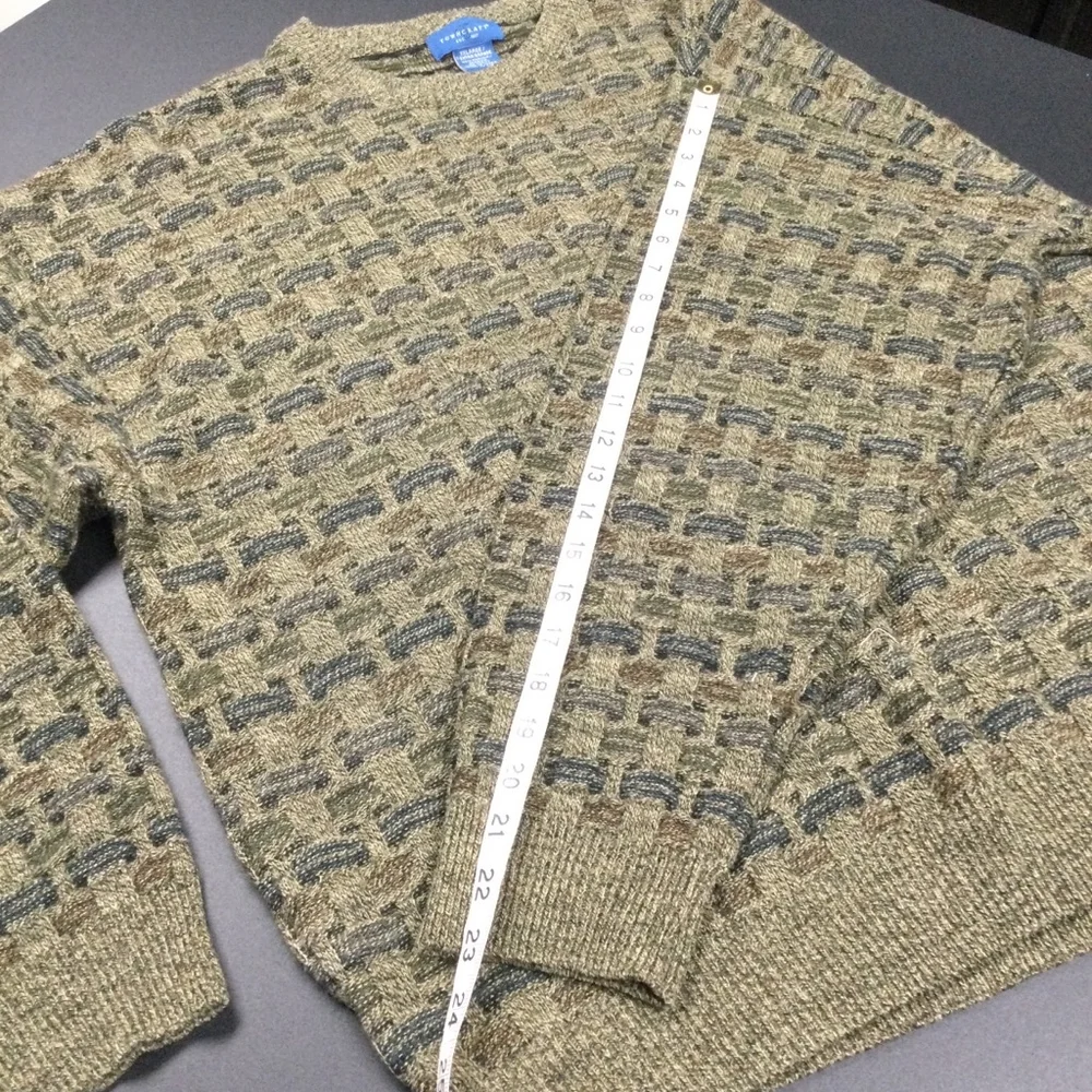 Vintage Men's TownCraft Sweater‎ XXL, Tan
